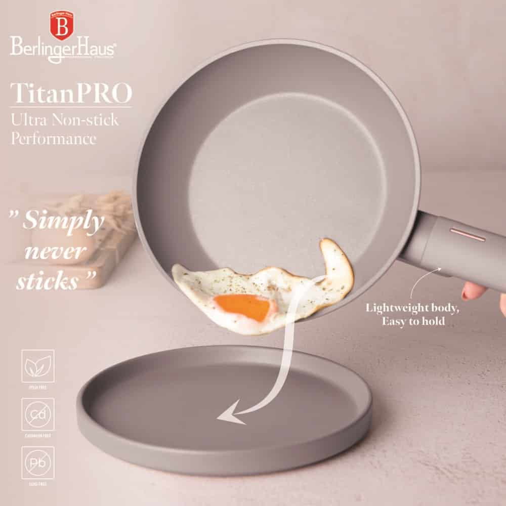 Berlinger Haus, 15 pcs cookware set,  Taupe Collection